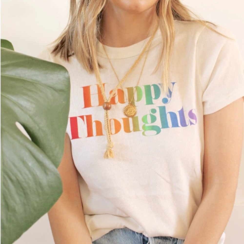 Chaser Happy Thoughts Tee Small